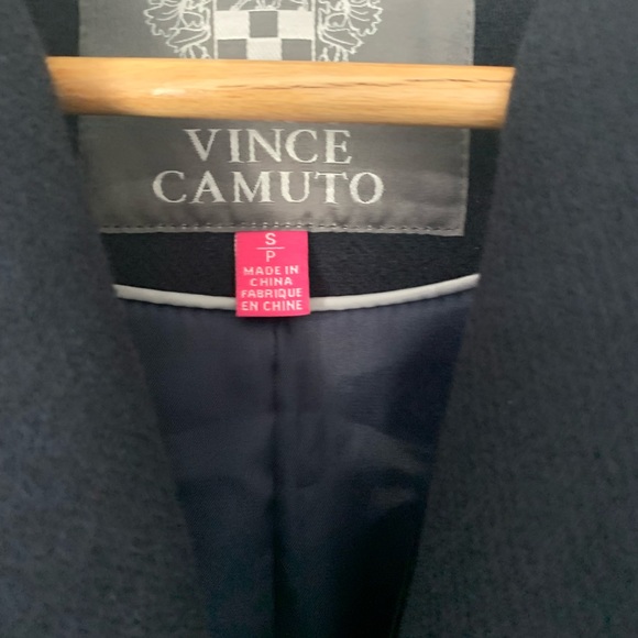 Vince Camuto Navy Wool Coat. Size Small. - Picture 5 of 8